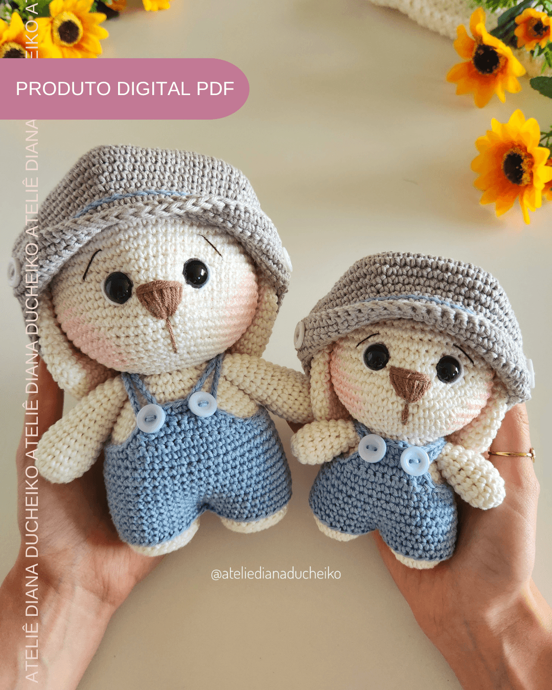 Coleção Receitas Coelhinhos Pedro e Lara + Versão MINI + Bônus Guirlanda - Imagem 5