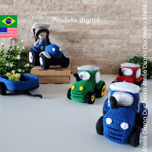 Combo Receita - Tratores + Mini Tratores + Casal Fazendeiros 🇧🇷🇺🇸 - Image 2