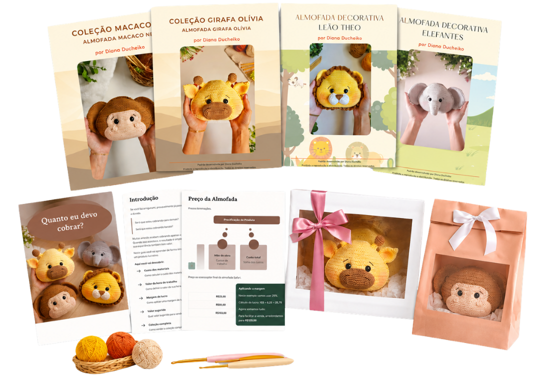 Mockup Pack Almofadas Safari